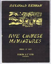 cover of Five Chinese Miniatures: Immeasurable Pain; At the Kuangi-Li Pavilion; Clearing at the Dawn; The Pavilion of Abounding Joy; A Song of Courtship