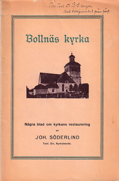 Några anteckningar rörande Bollnäs kyrka och dess…