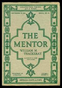 image of THE MENTOR - WILLIAM MAKEPEACE THACKERAY - September 15 1915 - Serial Number 91 - Volume 3, number 15