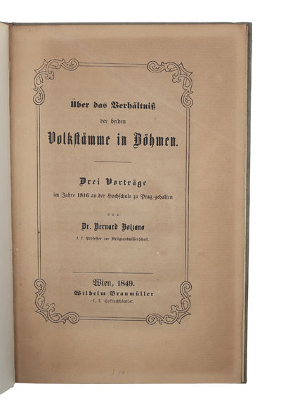 Über das Verhältniss der beiden Volkstämme in…