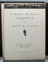 Sierra Nevada Sequence. A Series of Sonnets. Illustrated with Original, Signed Wood Engravings by Kirk Martin.
