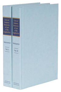 Lives of Eminent Serjeants-at-Law of the English Bar. 2 Vols