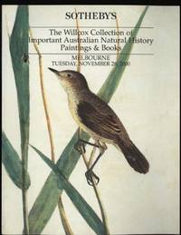 image of Willcox Collection of Important Australian Natural History Paintings & Books, The: November 28th 2000 ; Sale AU645