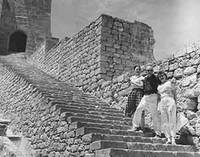 Snapshot of unidentified group at Parthenon Temple in Athens.