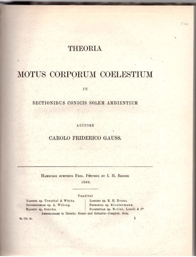 Gotha, Germany: Friedrich Andreas Perthes, 1871. As. Hardcover. Fine. This is the 1871 reprint of th...