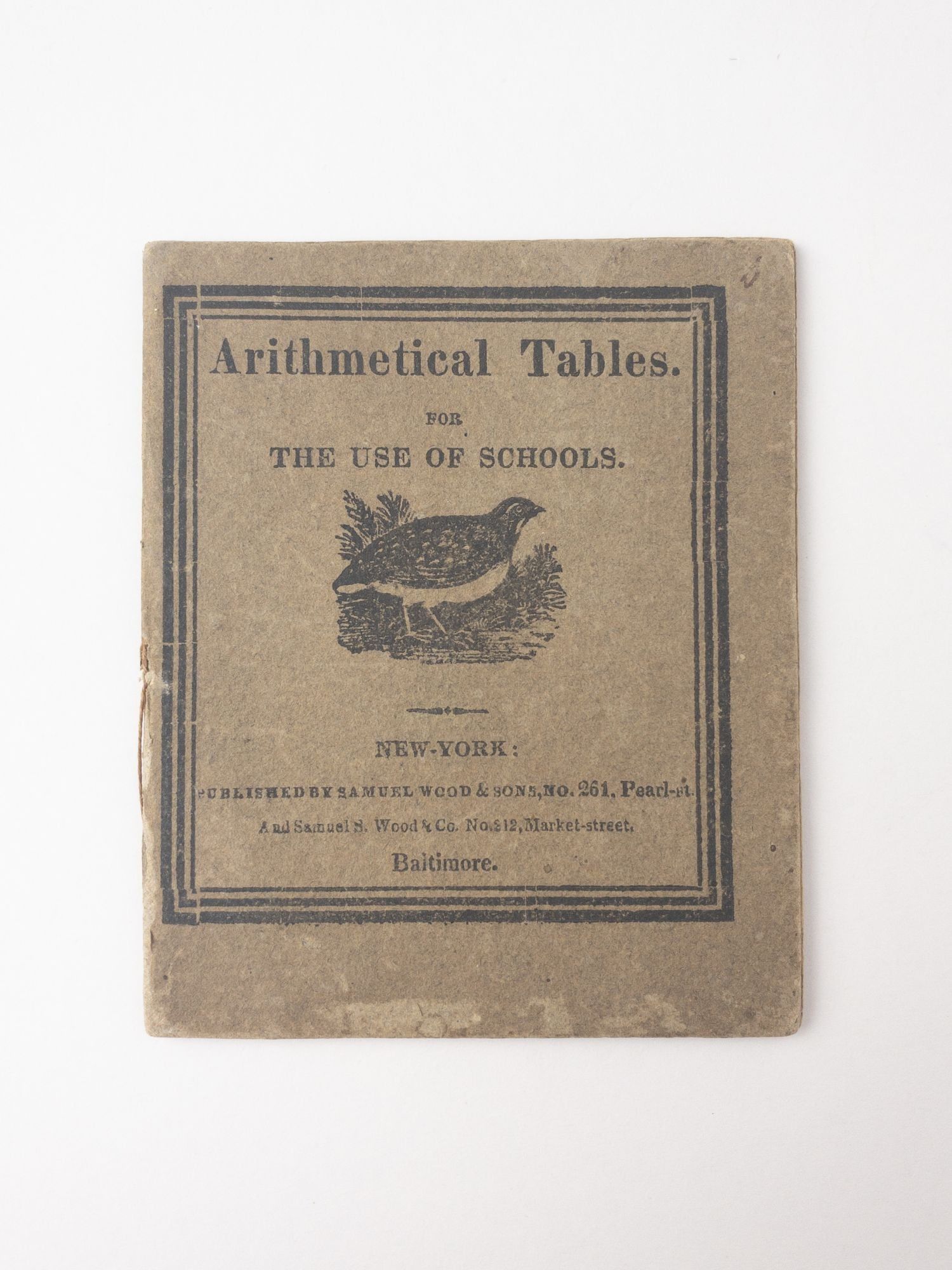 ARITHMETICAL TABLES. FOR USE OF SCHOOLS