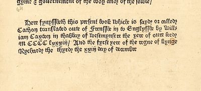 Here begynneth the prologue or...; (photo 4)