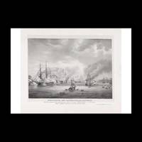 Victory of the Palembangsche Batterijen, On 24 June 1821, in the morning at 9 a.m., by the united...