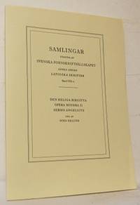 Sancta Birgitta Opera Minora II Sermo Angelicus.