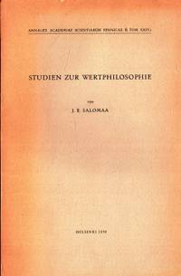 Studien zur Wertphilosophe.