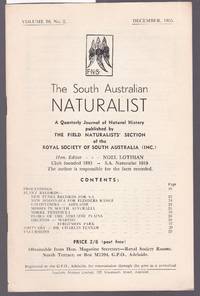 image of The South Australian Naturalist Vol.30 No.2 December 1955