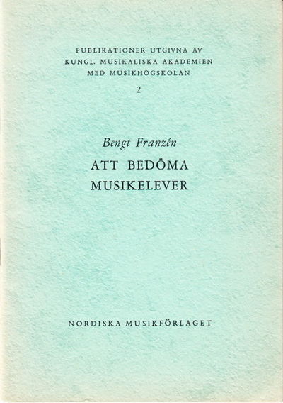 Att bedöma musikelever.