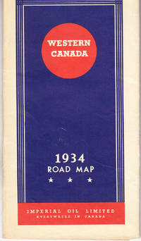 cover of Western Canada 1934 Road Map