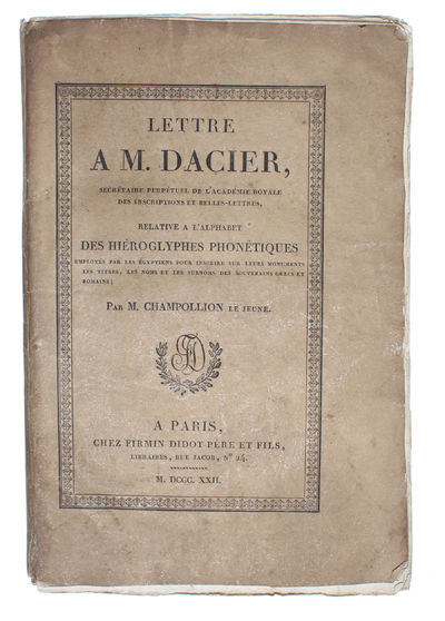 Lettre a M. Dacier, relative a l'alpabet des…
