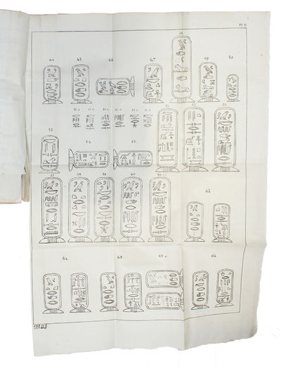 Lettre a M. Dacier, relative a l'alpabet des hiéroglyphes phonétiques, employés par les égyptiens pour inscrire sur leurs monuments les titres, les noms et les surnoms des souveraines grecs et romains. - ["I'VE GOT IT" - CRACKING THE CODE OF THE HIEROGLYPHS] (photo 4)