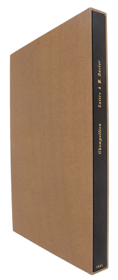 Lettre a M. Dacier, relative a l'alpabet des hiéroglyphes phonétiques, employés par les égyptiens pour inscrire sur leurs monuments les titres, les noms et les surnoms des souveraines grecs et romains. - ["I'VE GOT IT" - CRACKING THE CODE OF THE HIEROGLYPHS] (photo 8)