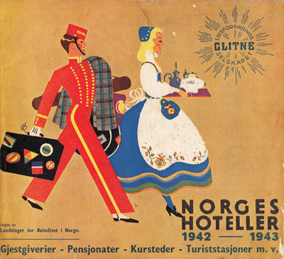 NORGES HOTELLER 1942 - 1943. FORTEGNELSE OVER…