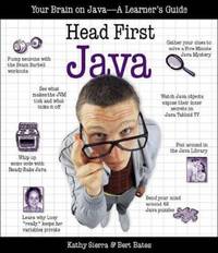 Head First Java : Your Brain on Java- A Learner&#039;s Guide de Bert Bates; Kathy Sierra - 2003