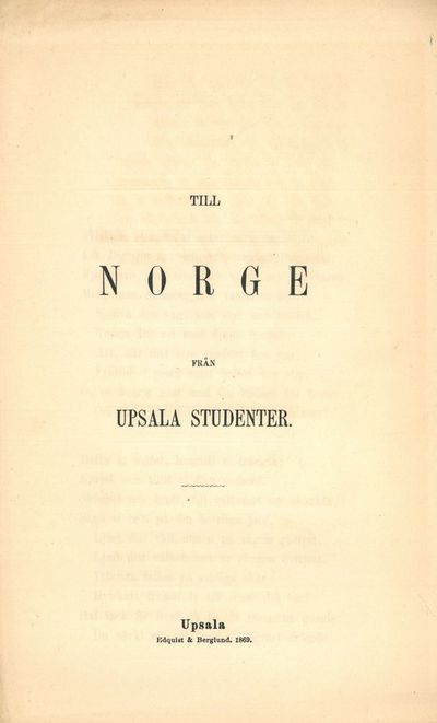 från Upsala studenter.