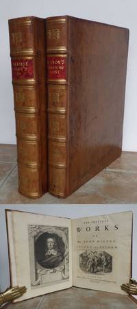 MILTON'S A PARADISE LOST, A FIRST EDITION by RICHARD BENTLEY, and POETICAL WORKS VOLUME 2, CONTAINING PARADISE REGAINED. by John. RICHARD BENTLEY EDITION.: MILTON - Hardcover - from Roger Middleton (SKU: 32206)