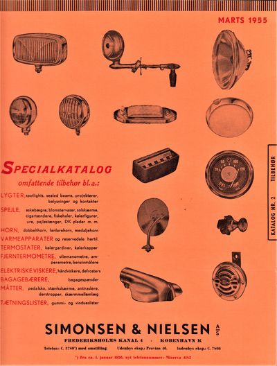 Simonsen & Nielsen. Specialkatalog