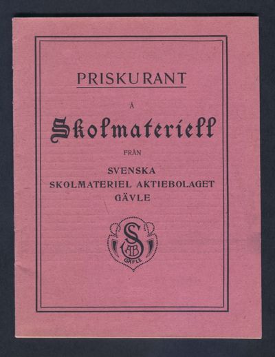 Priskurant å skolmateriell från Svenska…