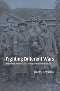 Fighting Different Wars: Experience, Memory, and the First World War in Britain