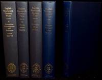 ENGLISH PLAYS OF THE NINETEENTH CENTURY (5 VOLUMES; COMPLETE SET).  VOLS. 1-2: DRAMAS; VOL. 3: COMEDIES; VOL. 4: FARCES; VOL. 5: PANTOMIMES, EXTRAVAGANZAS & BURLESQUES