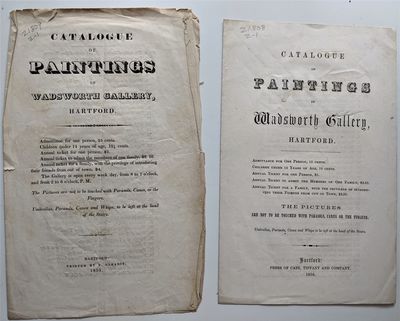Hartford: Printed by E. Gleason; (and) Press of Case, Tiffany and Company, 1856. 8vo.  235 x 155 mm...