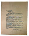 Typed Letter, signed, dated September 16, 1908. To G. M. Phillips of West Chester, Pennsylvania