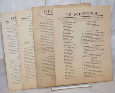 Detroit, MI: Laurence Labadie, 1912. First four issues of the publication, each consisting of a sing...