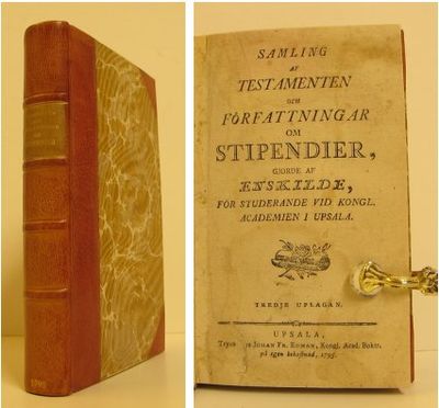 Samling af testamenten och författningar om…