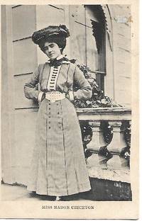 Edwardian Era Stage Actress, Miss Madge Chrichton On 1910s Empire Series Postcard - 