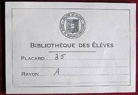 Ex-Libris Québec. Collège de Sillery