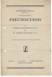 Prospectus for Monograph on Pseudocyesis (False Pregnancy)
