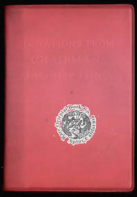 image of QUOTATIONS FROM CHAIRMAN MAO TSE-TUNG. "MAO ZHU XI YU LU." [MAO'S FIRST "LITTLE
