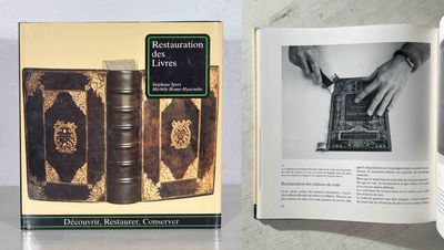 Restauration des livres.