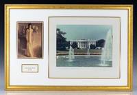 Jacqueline Kennedy Signed White House Print.