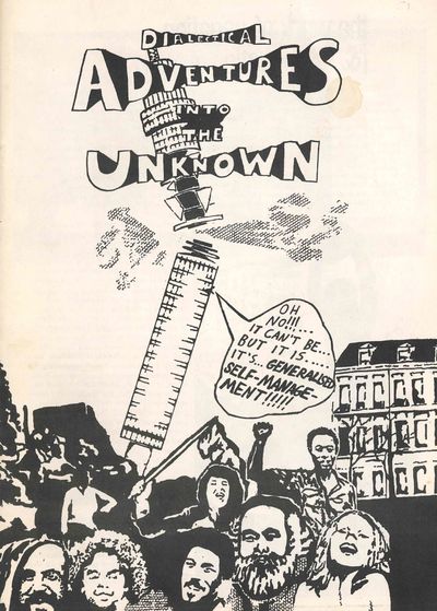 38-pp. volume from a little-known British underground anarchist group, containing comics, photomonta...