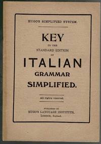 image of Key to the Standard Edition of Italian Grammar Simplified