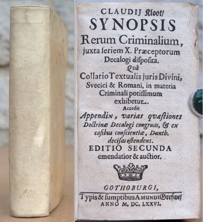 Synopsis Rerum Criminalium, juxta seriem X.…