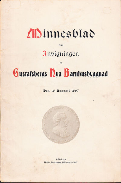 Minnesblad från invigningen af Gustafsbergs nya…