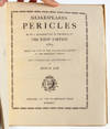 Shakespeares Pericles. Being a Reproduction in Facsimile of the First Edition, 1609