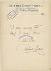 A Peter Pan Signature By The Famous Actress Pauline Chase