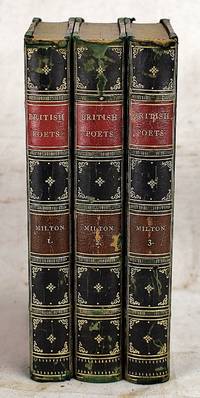 cover of The poetical works of John Milton. 3 Volumes: The Aldine Edition of the British Poets