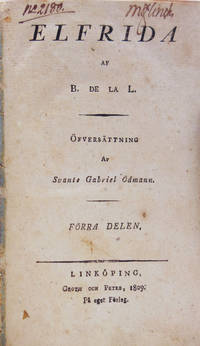 image of Elfrida af B. de La L. Öfversättning af Svante Gabriel Ödmann