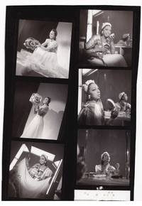 Original contact sheet with six distinct images of Josephine Baker at the Casino de Paris Theatre in 1939 by Josephine Baker (subject) - 1939