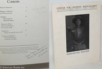 cover of Journal of the Center for Creative Photography #11: Margrethe Mather