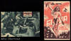 TWO VINTAGE CINEMA PROGRAM ADVERTISMENT CARDS FOR THE SHOWING OF NUDIST RELATED FILMS FROM THE 1930's