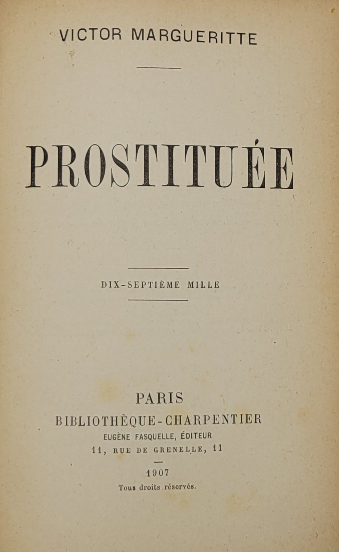 victor margueritte prostituée